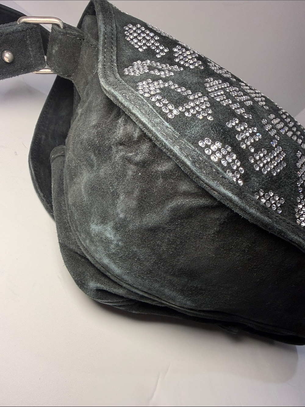 Balmain Leo Swarovski Crystal Messenger Bag - Picture 5 of 12